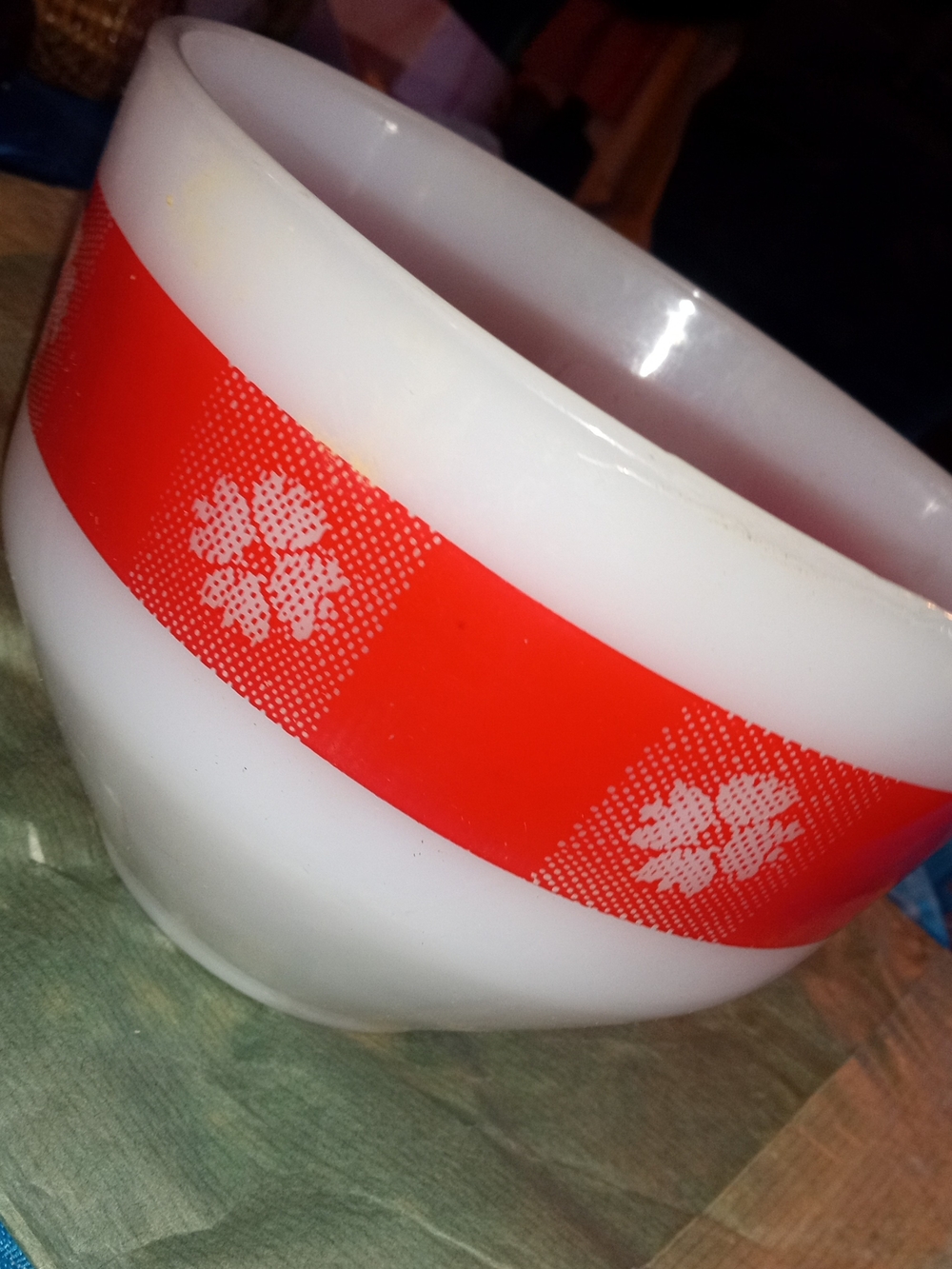 vintage Federal Glass mixing bowl